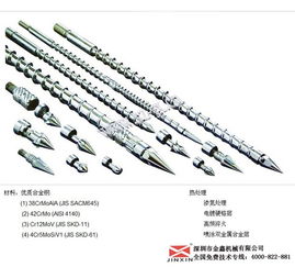东莞pc专用螺杆 注塑机专用料筒 金鑫严把质量 追求完美 金鑫塑料配件加工厂 注塑机螺杆